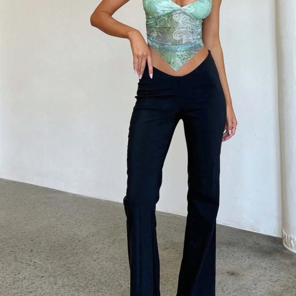 BLACK DOPHA TROUSER PANTS
